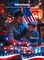 4th of July Decorations Patriotic LED Mini Lights, 39 Feet 100 LED Red White Blue String Lights with 8 Lighting Modes, Connectable Independence Day Light for Wreath Indoor Outdoor Memorial Day
